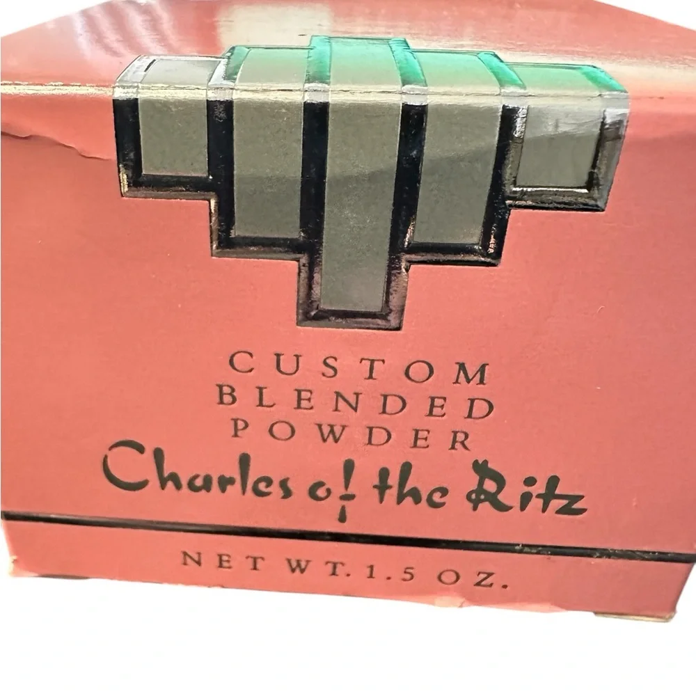 Charles of the Ritz Classic Ivory loose face powder custom blended with/ brush